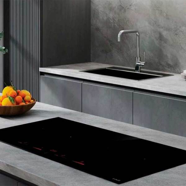 Plită încorporabilă cu inducție Elica Ratio 702 BL PRF0183888 Black Vitroceramică, 3100 W photo 2