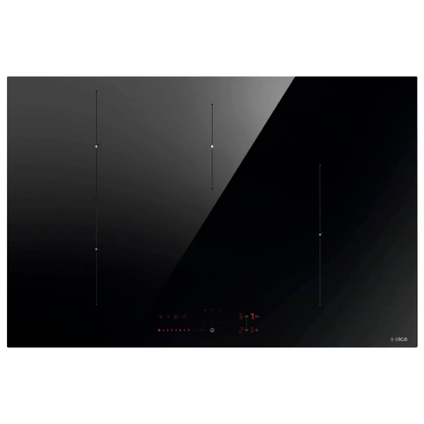 Plită încorporabilă cu inducție Elica Ratio 804 Plus BL PRF0183912 Black Vitroceramică, 7200 W photo 1