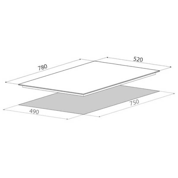 Plită încorporabilă cu inducție Elica Ratio 804 Plus BL PRF0183912 Black Vitroceramică, 7200 W photo 5