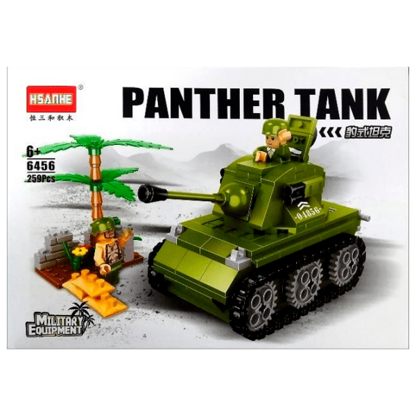 Конструктор Hsanhe Panther Зеленый Количество деталей 259, 6+ photo 1