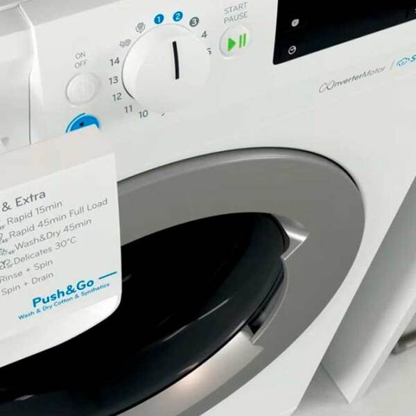 Стиральная машина с сушкой Indesit DE 96436 EWSV Белый 9 кг, 1400 об/мин, D photo 3