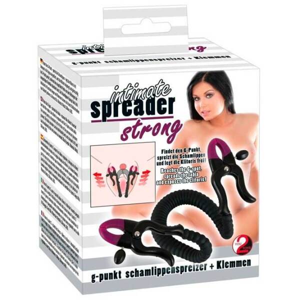Зажим на половые губы You2Toys Intimate Spreader Strong Черный  photo 5