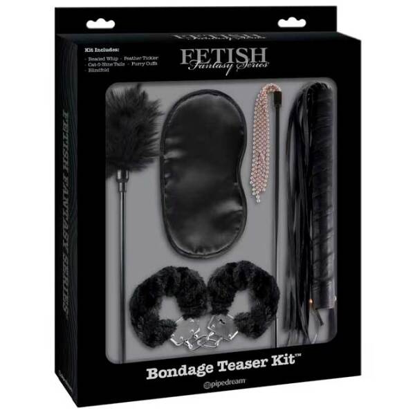 Бондажный набор Fetish Fantasy Bondage Teaser Kit Черный  photo 7