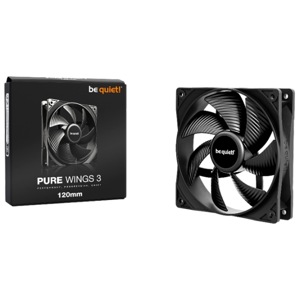 Ventilator de carcasă Be quiet! Pure Wings 3 Black  photo 3