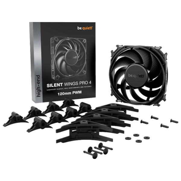 Ventilator de carcasă Be quiet! Silent Wings Pro 4 Black  photo 5