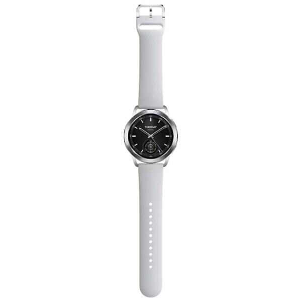 Ceas inteligent Xiaomi Watch S3 Silver 1.43" | 47 mm | Aliaj din aluminiu/ Cauciuc cu fluor
| BHR7873GL photo 6