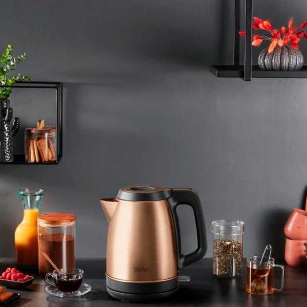 Электрочайник Tefal KI280G10 Бронзовый 2400 Вт, 1.7 л, Внутреннее покрытие: Нержавеющая сталь photo 4
