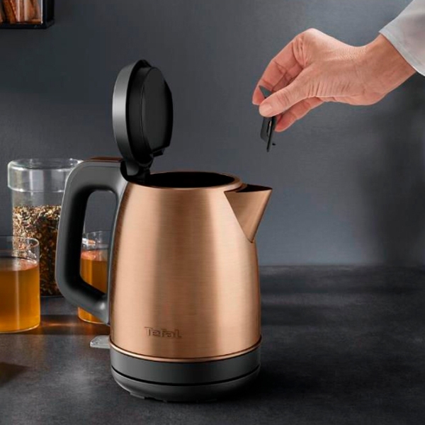 Электрочайник Tefal KI280G10 Бронзовый 2400 Вт, 1.7 л, Внутреннее покрытие: Нержавеющая сталь photo 5