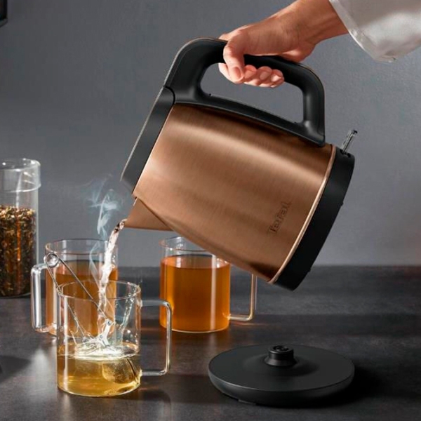 Электрочайник Tefal KI280G10 Бронзовый 2400 Вт, 1.7 л, Внутреннее покрытие: Нержавеющая сталь photo 6