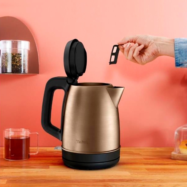 Электрочайник Tefal KI280G10 Бронзовый 2400 Вт, 1.7 л, Внутреннее покрытие: Нержавеющая сталь photo 7