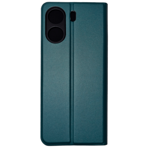 Чехол для смартфона Xiaomi Redmi 13C (Flip Cover) Dark Зелёный EVO, Экокожа, Чехол книжка photo 3