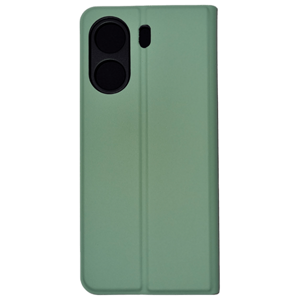 Чехол для смартфона Xiaomi Redmi 13C (Flip Cover) Светлый Зелёный EVO, Экокожа, Чехол книжка photo 3