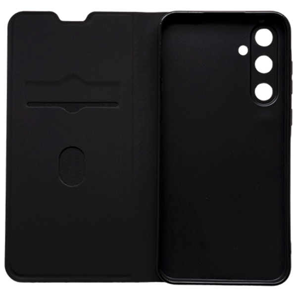 Husă pentru smartphone Samsung Galaxy A35 (Flip Cover) Black EVO, Piele ecologică , Book Cover photo 2