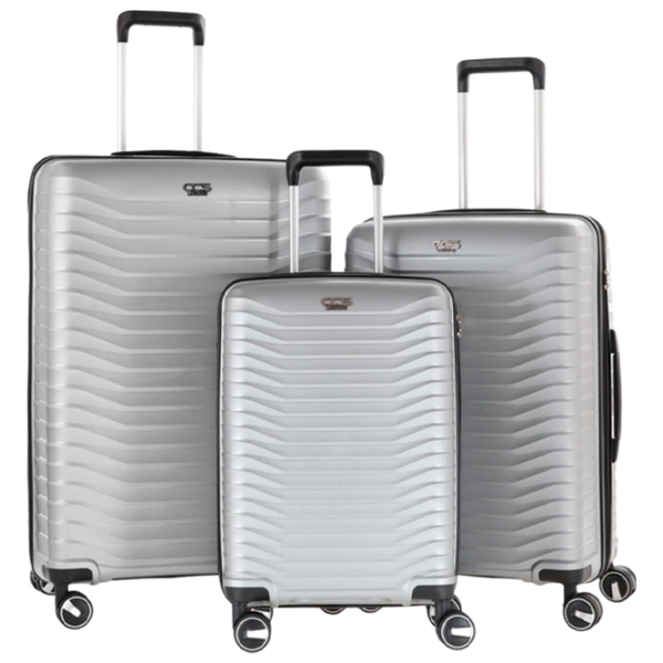 Чемодан CCS 5235 Set Серебряный 105л   photo 1