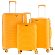 Valiză CCS 5235 Set Yellow 105l  