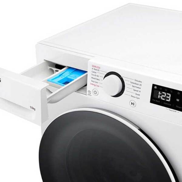 Mașină de spălat LG F4WR510S0W White 10 kg, 1400 rpm, A photo 5