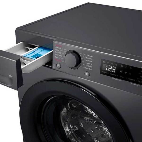 Mașină de spălat LG F4WR510SBM Graphite 10 kg, 1400 rpm, A photo 6