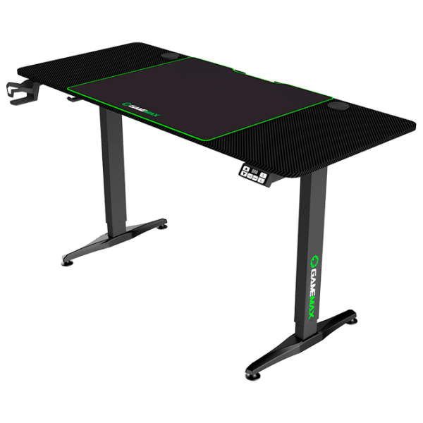 Masă gaming Gamemax D140-Carbon-EC Black  photo 1