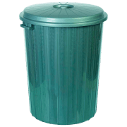 Coș de gunoi Magnus K 209/ R Gray Plastic, 70 l