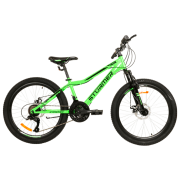 Bicicletă Stormer Forest 24" 14" Green Black Aluminiu / Pentru copii