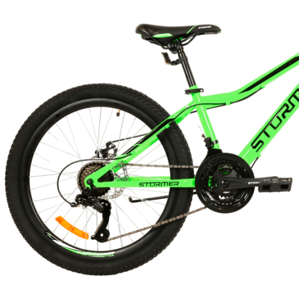Bicicletă Stormer Forest 24" 14" Green Black Aluminiu / Pentru copii photo 2