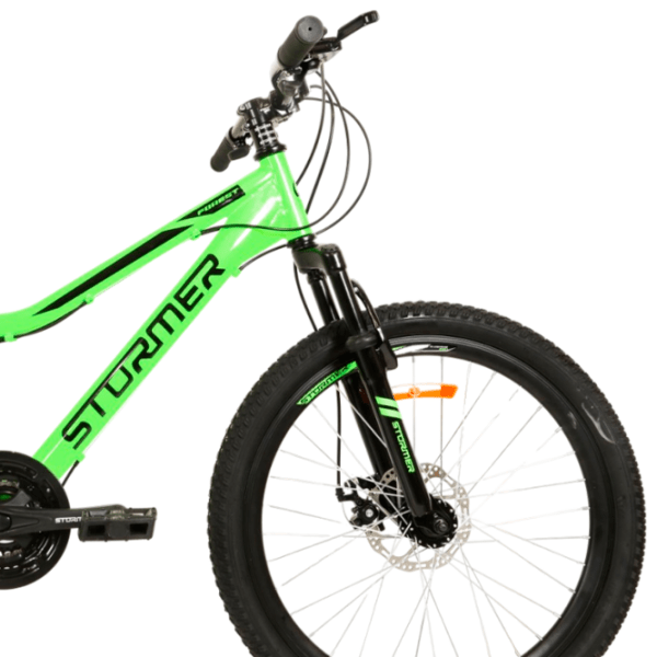 Bicicletă Stormer Forest 24" 14" Green Black Aluminiu / Pentru copii photo 3