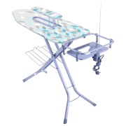 Masă de călcat Metrox Leader Pro 1641 Light Blue Lungimea suprafeței de lucru: 130 cm, Lățimea suprafeței de lucru: 48 cm