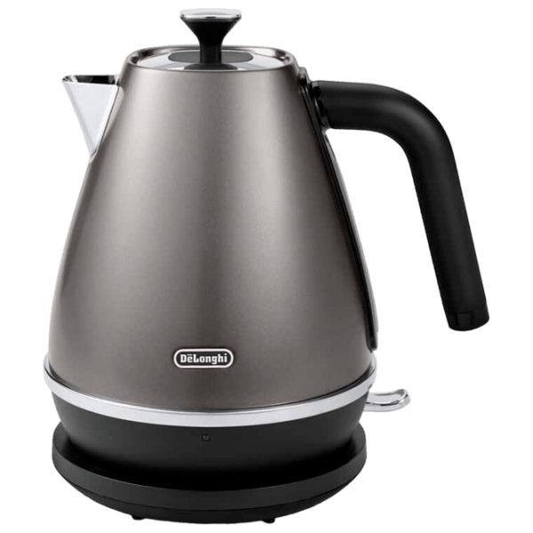 Электрочайник DeLonghi KBIN2001.TB Титан 2000 Вт, 1.7л, Внутреннее покрытие: Нержавеющая сталь photo 1