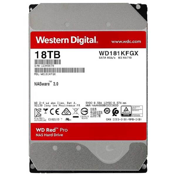HDD Western Digital WD181KFGX 3.5'' 18 TB  photo 2