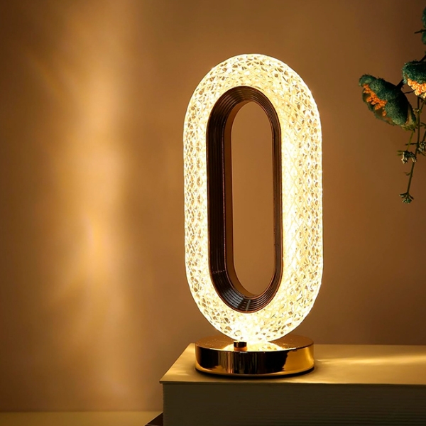 Lampă de noapte Desk lamp Romantic Atmosphere Auriu Acumulator photo 8