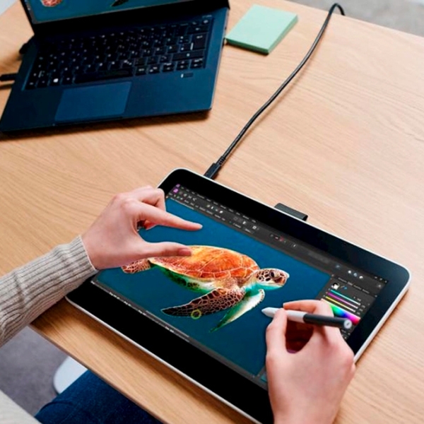 Tabletă grafică Wacom One 13 Touch White A5, 2540 lpi photo 16