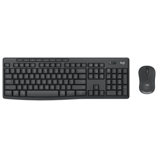 Tastatura & Mouse Logitech MK370 Graphite Home and Office, Fără fir photo 1