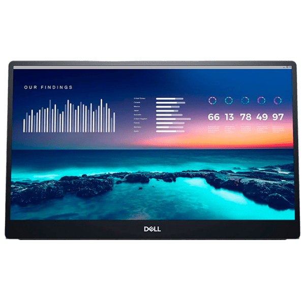 Монитор Dell P1424H Черный 14" Full HD IPS LED photo 1