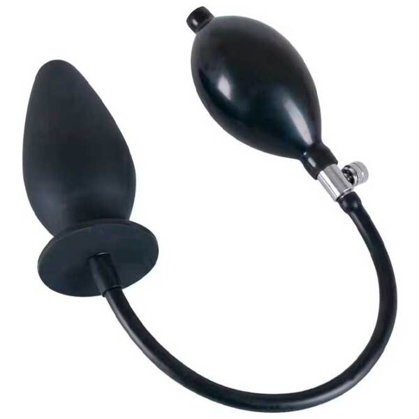 Анальная игрушка You2Toys True Black Inflatable Dildo Черный  photo 2