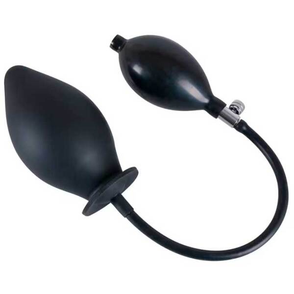 Анальная игрушка You2Toys True Black Inflatable Dildo Черный  photo 3