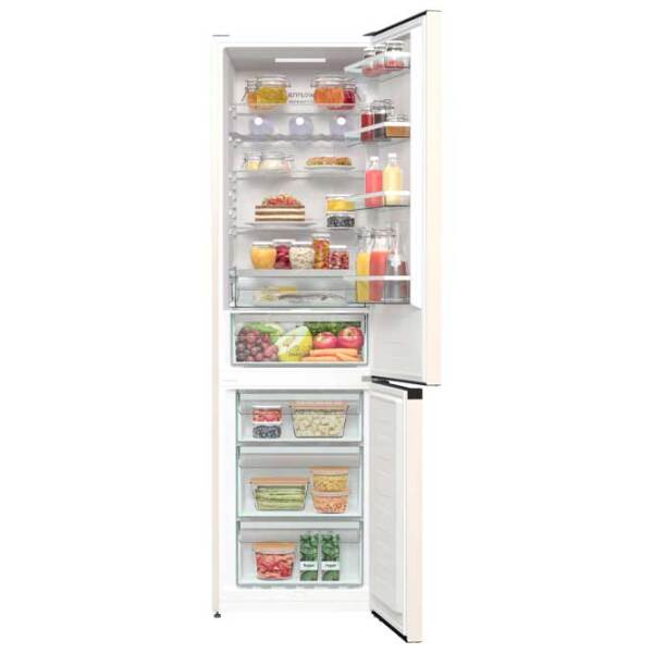 Frigider Gorenje NRK6202AC4 Beige 235l/ No Frost, 96l/ Manual, A++ photo 5