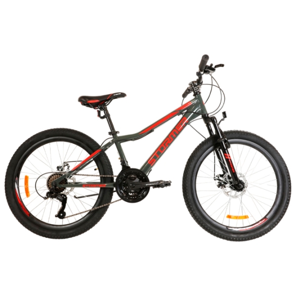 Bicicletă Stormer Forest 24" 14" Gray Red Aluminiu / Pentru copii photo 1