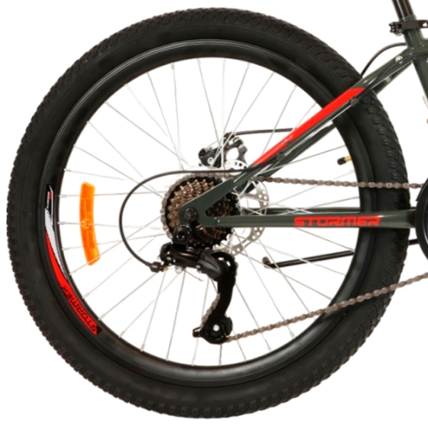 Bicicletă Stormer Forest 24" 14" Gray Red Aluminiu / Pentru copii photo 2