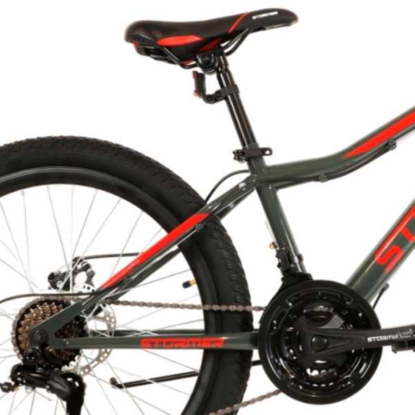 Bicicletă Stormer Forest 24" 14" Gray Red Aluminiu / Pentru copii photo 3