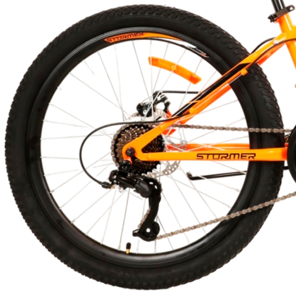 Bicicletă Stormer Forest 24" 14" Orange Black Aluminiu / Pentru copii photo 2
