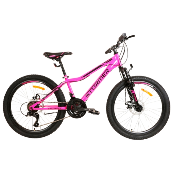 Велосипед Stormer Forest 24" 14" Розовый Черный Алюминий / Детский photo 1