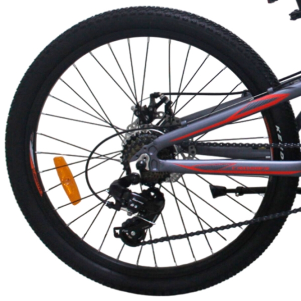 Велосипед Crosser Legion 26" 14" Серый Red Алюминий / Взрослый photo 2