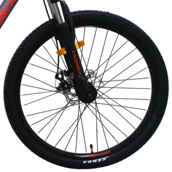 Велосипед Crosser Legion 26" 14" Серый Red Алюминий / Взрослый photo 5