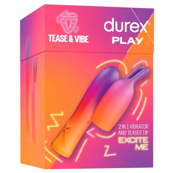 Вибратор Durex Tease Bunny Розовый  photo 3