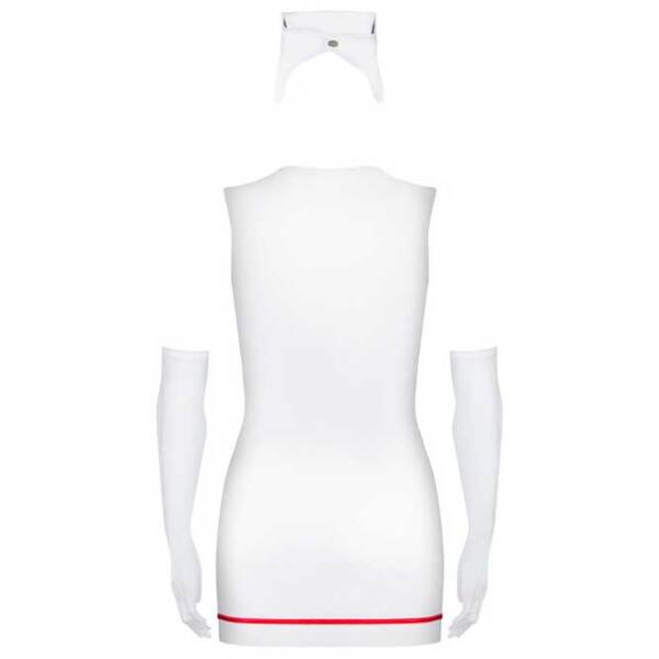 Set lengerie Obsessive Emergency Dress (S/ M) White  photo 3