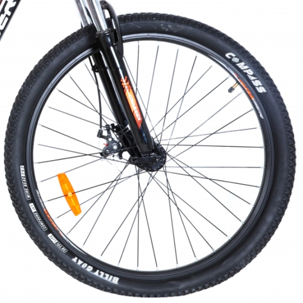 Bicicletă Crosser Legion 24" 13" Orange Black Aluminiu / Pentru adulți photo 5