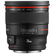 Объектив Canon EF 24 mm f/ 1.4 L II USM, Черный 