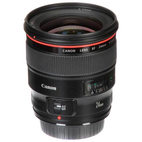 Объектив Canon EF 24 mm f/ 1.4 L II USM, Черный  photo 3