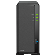 Сетевое хранилище Synology DS124 Черный 