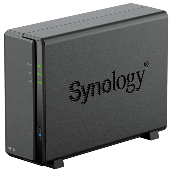 Сетевое хранилище Synology DS124 Черный  photo 2